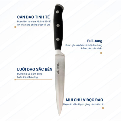 Dao Gọt Hoa Quả Đa Năng Benchusch 5 inch - Dao Cắt Thái Trái Cây - Dòng Utility - Solution Series