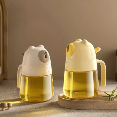 Chai Xịt Dầu Ăn Thủy Tinh Hình Gấu – Lọ Đựng Gia Vị Dễ Thương 300ml - HÀNG CHÍNH HÃNG MINIIN