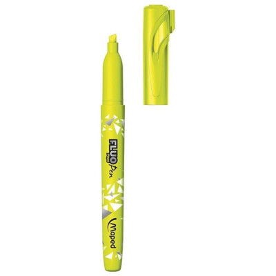 Bút Dạ Quang Maped Slim 734034 - Màu Vàng