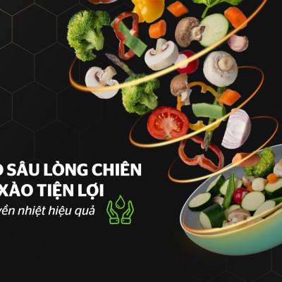  Chảo Sâu Chống Dính Vân Đá Sunhouse Clover CL30S - Hàng Chính Hãng