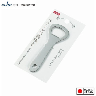 Dụng cụ mở bia, nước ngọt Echo 11 cm bằng thép bền bỉ - Hàng nội địa Nhật Bản 