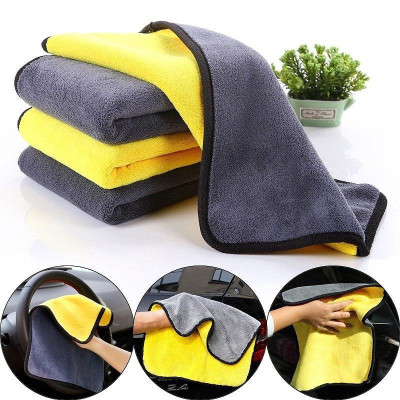 Combo 10 Khăn Lau Xe Chuyên Dụng Ô Tô Lau Bếp Lau Kính Siêu Thấm Không Bị Sơ Rối 2 Lớp Dày Mịn Kích Thước 30x30cm