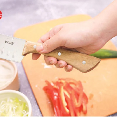 Dao Santoku 7" cán gỗ iMat