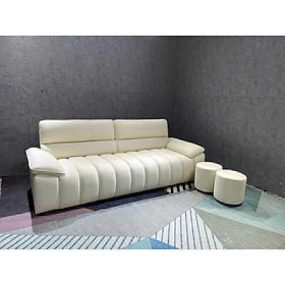 Sofa phòng khách Tundo Vikki NK2025 KT 2m2 kèm 2 đôn tròn