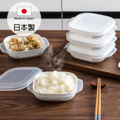 Hộp cơm dùng trong lò vi sóng Nakaya Plump Pack A 340ml - Hàng nội địa Nhật Bản |#Made in Japan|