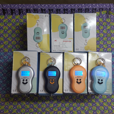 Cân điện tử 50kg cầm tay mini - Cân Điện Tử Cầm Tay Du Lịch 50Kg - 10Gr Tròn - Hàng chính hãng