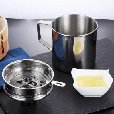 Ca Lọc Dầu Inox 304 Không Thấm Lọc DầU CựC Trong 