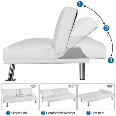 Sofa bed, sofa ngã thành giường, sofa giường đa năng SM15CT Juno Sofa tích hợp ổ điện USB tiện lợi giá rẻ