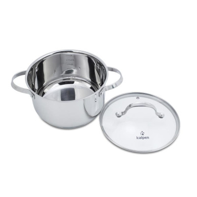 Nồi INOX Cao Cấp 5 Đáy Lermat Size 18-20-24cm Hàng Chính Hãng KALPEN