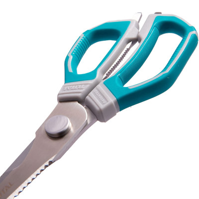 Kéo nhà bếp đa dụng cầm tay 225mm TOTAL THSCRS822251 - Nhiều công dụng, tháo rời được, chất liệu thép chuyên dụng, không gỉ, tay cầm nhựa chắc chắn