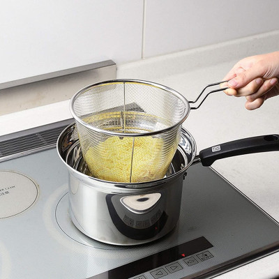 Vợt inox trụng mì, hủ tiếu Pearl Metal - Hàng nội địa Nhật Bản |Nhập khẩu trực tiếp từ Nhật Bản|