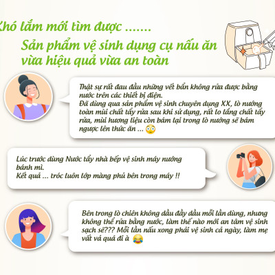 Bọt vệ sinh lò chiên không dầu, lò nướng, lò vi sóng Mao Bao 425g