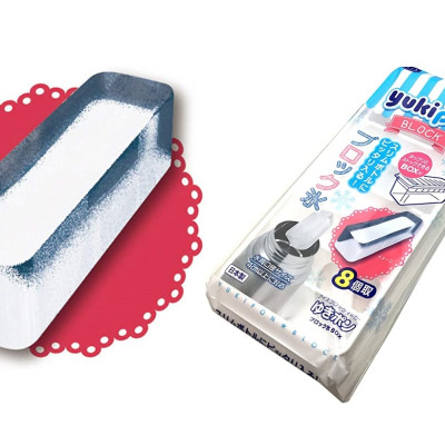 Combo Khay nhựa làm đá đa dụng Kokubo 8 thanh dài - Nội địa Nhật Bản