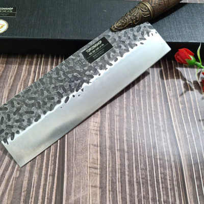 DAO BẾP - DAO THÁI HOA VĂN CAO CẤP MÃ A3 DT151 NT topcomshop vn