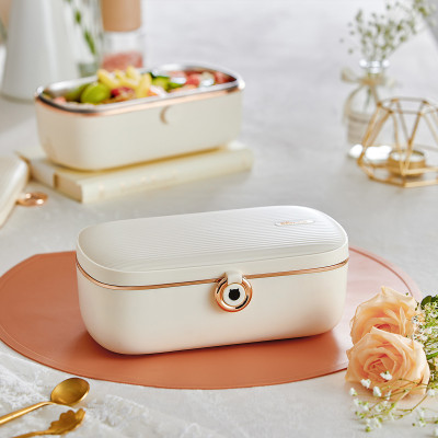 Hộp Cơm Điện Giữ Nhiệt, Tự Hâm Nóng Và Nấu Chín Đa Năng 2 Ngăn SB-HC09L Dung Tích 0.9 LÍT Công Suất 75W - Hàng Chính Hãng