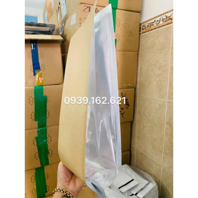 Túi 4 biên hông trong size 16.5*38cm đựng 1kg