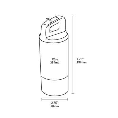 Bình nước giữ nhiệt trẻ em MiiR kèm ống hút chống tràn đế bọc silicone chống trầy thương hiệu Mỹ nhập khẩu chính hãng