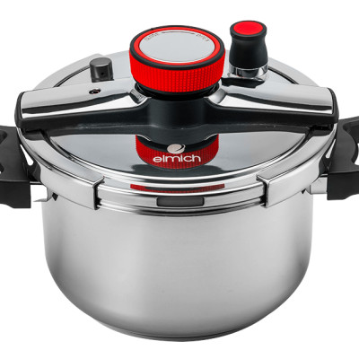 Nồi áp suất 5L Elmich EL8284 22cm, Hàng chính hãng, inox 304 an toàn cho sức khỏe, đáy từ - JoyMall