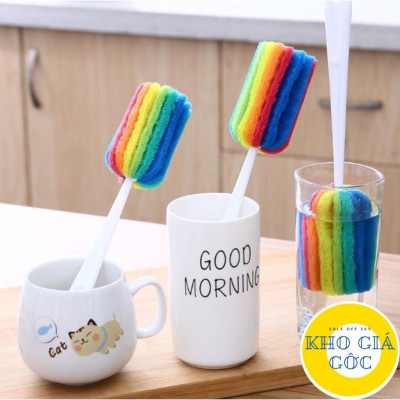 CÂY CỌ RỬA CỐC CHÉN BÌNH SỮA CỌ LY ( 7 MÀU)