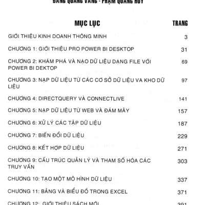 Kinh Doanh Thông Minh Với Pro Power Bi Desktop - STK