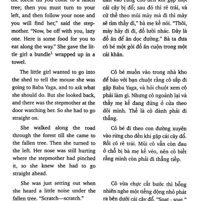Tập Truyện Cổ Tích Dân Gian Nga - Mụ Phù Thủy Baba Yaga - Song Ngữ Anh-Việt (Tái Bản 2023)