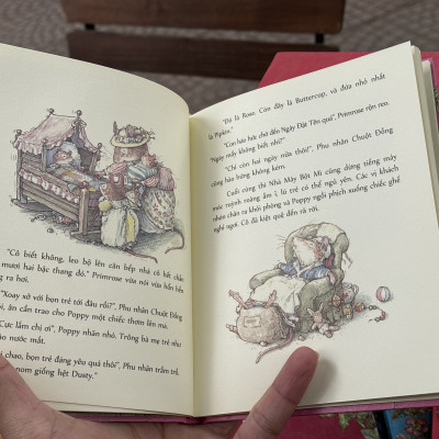 [Bản đặc biệt - Bìa cứng, có hộp đựng, tranh minh họa in màu] MIỀN DÂU DẠI - Jill Barklem - Lam dịch - Crabit Kidbooks - NXB Hà Nội.
