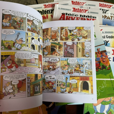 [Combo 14 Cuốn – In màu toàn bộ] NHỮNG CUỘC PHIÊU LƯU CỦA ASTÉRIX – NXB Kim Đồng 