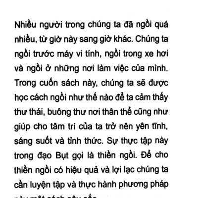 How To Sit - Ngồi Sao Cho Yên Ổn - Thích Nhất Hạnh (PB)