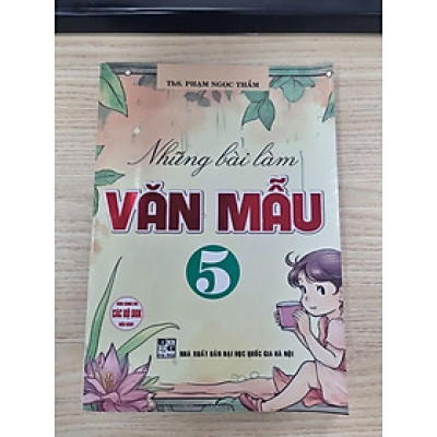 Sách - Những Bài Làm Văn Mẫu Lớp 5 - Dùng Chung Các Bộ SGK Hiện Hành - Hồng Ân