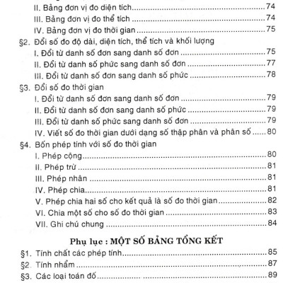 Tóm Tắt Kiến Thức Toán Tiểu Học (Dùng Chung Cho Các Bộ SGK Hiện Hành) 