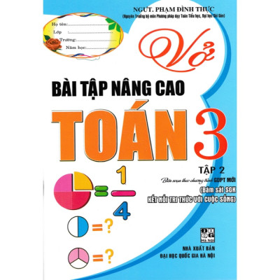 Sách - Combo Vở Bài Tập Nâng Cao Toán Lớp 3 (Bám Sát SGK Kết Nối Tri Thức Với Cuộc Sống) (Bộ 2 Cuốn)