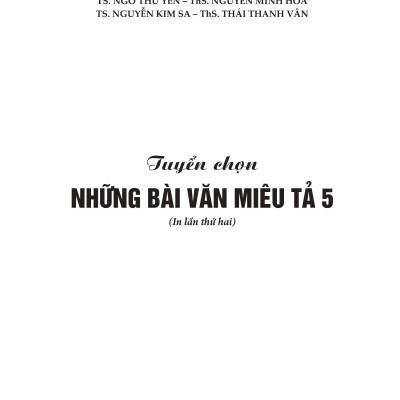 Tuyển Chọn Những Bài Văn Miêu Tả 5
