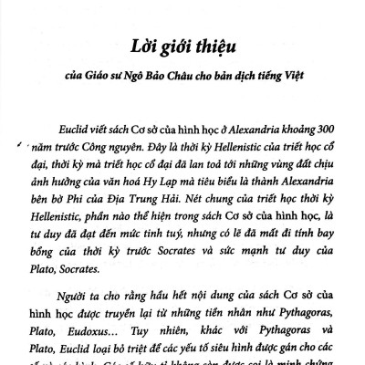 Cơ Sở Của Hình Học