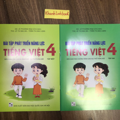 Sách - Combo Bài tập tiếng việt phát triển năng lực 4 - tập 1 + 2 ( Kết nối )