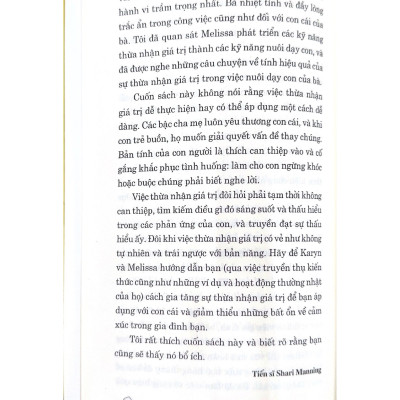 Thừa Nhận Giá Trị Của Trẻ - Vanlangbooks