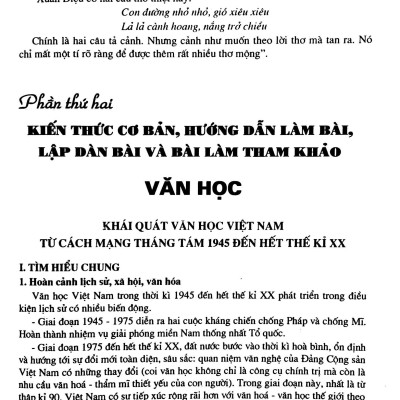 Những Điều Cần Biết Bồi Dưỡng Học Sinh Giỏi Ngữ Văn Lớp 12 