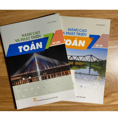 Sách Nâng cao và phát triển Toán 7 (Tập 1+2) (Năm 2022)