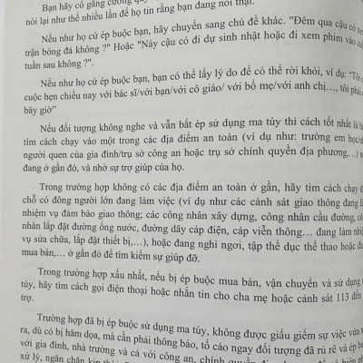 Kỹ năng phòng chống m a t ú y, bạo lực học đường và các tệ nạn xã hội trong các cơ sở giáo dục