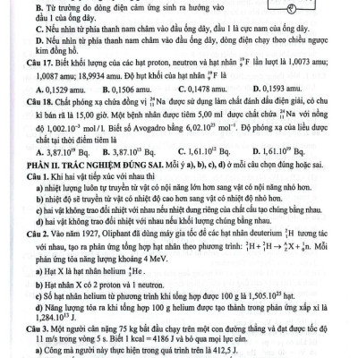 Bộ Đề Ôn Tập Thi Tốt Nghiệp THPT Môn Vật Lí (Thích Hợp Dùng Cho Các Kì Thi Đánh Giá Năng Lực) - HA