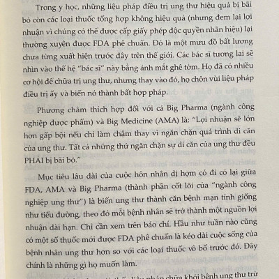 Ung Thư - Sự Thật, Hư Cấu, Gian Lận và Những Phương Pháp Chữa Lành Không Độc Hại 