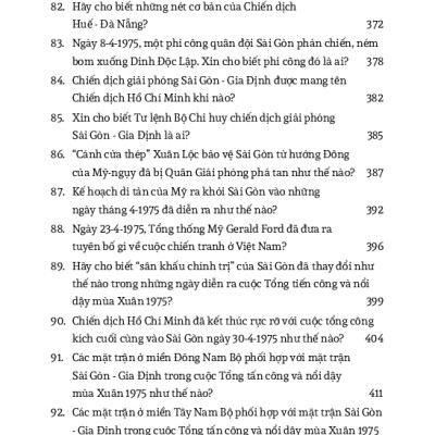 Hỏi Đáp Lịch Sử Việt Nam, Tập 9: Từ Xuân Mậu Thân (1968) Đến Chiến Dịch Hồ Chí Minh (1965 - 1975)