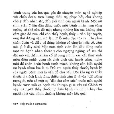 Thầy Thuốc Và Bệnh Nhân (Tái Bản 2019)