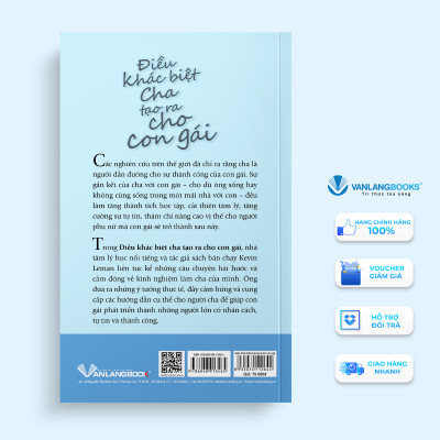 Điều Khác Biệt Cha Tạo Ra Cho Con Gái -Dr. Kenvin Leman - Vanlangbooks