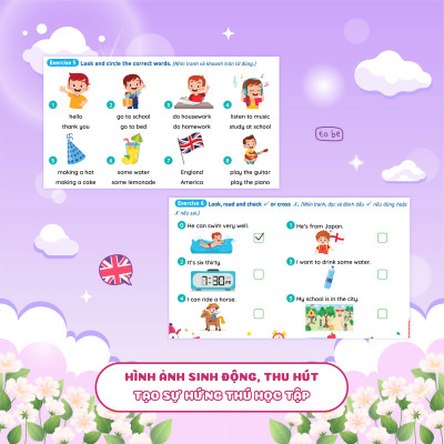 Phiếu Ôn Hè Tiếng Anh Lớp 4