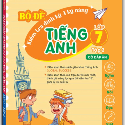 Global Success - Bộ Đề Kiểm Tra Định Kỳ 4 Kỹ Năng Tiếng Anh Lớp 6 - Tập 1 (Có Đáp Án)