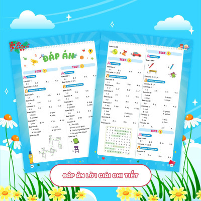 Combo Phiếu Ôn Hè Toán - Tiếng Việt - Tiếng Anh Lớp 1 (3 Cuốn)