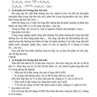 Chinh Phục Đề Thi 9 Vào 10 Chuyên Hóa Học - KV