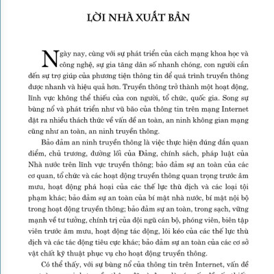 Giáo trình an ninh truyền thông