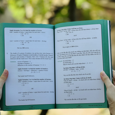 Sách Đánh Thức Tài Năng Toán Học 2 và 3 ( 8 - 10 tuổi ) - Sách Song Ngữ ( Việt – Anh) Giúp Trẻ Vừa Học Toán Vừa Ôn Luyện Tiếng Anh Theo Chương Trình Singapore, Sách Toán Lớp 2, Lớp 3, Lớp 4 - Á Châu Books, Bìa Cứng, In Màu