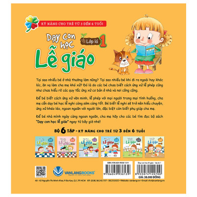 Dạy Con Học Lễ Giáo - Lớp Lá 1 - Tứ Diệp Thảo - Vanlangbooks
